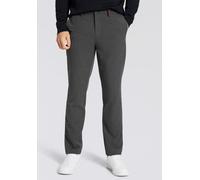 Stoffhose MAC "Traveller", Herren, Gr. 32, Länge 32, beige (grau stone), Web, Obermaterial: 62% Polyester, 33% Viskose, 5% Elasthan, unifarben, slim fit knöchellang, Hosen Stoffhose (33746812-32) grau