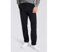 Stoffhose MAC "Traveller", Mädchen, Gr. 38, Länge 32, blau (midnight blau), Web, Obermaterial: 62% Polyester, 33% Viskose, 5% Elasthan, unifarben, slim fit knöchellang, Hosen Stoffhose (28483222-38) m