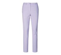 Stoffhose MADELEINE "Hose Jacquard-Hose mit Unikat-Dessin", Damen, Gr. 18, N + K Gr, lila (lavendel, weiß), Obermaterial: 59% Baumwolle CO. 37% Polyamid PA. 4% Elasthan EL., Hosen Stoffhose (86644033-