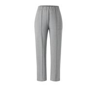 Stoffhose MAERZ MUENCHEN "Maerz Muenchen 127700 Freizeithose Damen Bekleidung", Damen, Gr. 38, EURO-Größen, grau, 62% Viskose, 33% Polyamid, 5% Elasthan, normal, Hosen Stoffhose (37480547-38) grau