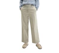 Stoffhose MARC O'POLO "MEA Straight", Damen, Gr. 40, N-Gr, ashy moss, Twill, Obermaterial: 98% Baumwolle, 2% Elasthan, straight fit 7/8-Länge, Hosen Stoffhose, Model Mea straight fit aus Organic Cotto
