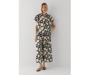 Stoffhose MAVI "WOVEN PANTS", Damen, Gr. M, US, stroke print, 100% Viskose, normal, Hosen Stoffhose, Weite Culotte (33032131-M) stroke print