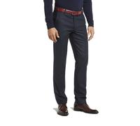 Stoffhose MEYER "Bonn", Herren, Gr. 27, N + K Gr, blau (marine), Obermaterial: 60% Baumwolle CO. 38% Polyester Pol. recyc.. 2% Elasthan EL., uni, slim fit, Hosen Stoffhose, mit Französische Seitentasc