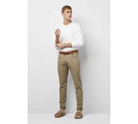 Stoffhose MEYER "M5 Slim", Herren, Gr. 42, Länge 32, braun, 77% Baumwolle, 19% Lyocell, 4% Elasthan, unifarben, figurumspielend lang, Hosen Stoffhose, Five-Pocket (13337531-42) braun