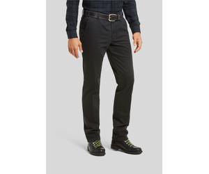 Stoffhose MEYER "Rio 2-3552", Herren, Gr. 52, Normalgrößen, schwarz (anthrazit), 99% Baumwolle, 1% Elasthan, unifarben, regular fit lang, Hosen Stoffhose, Französische Seitentaschen (45869435-52) anth