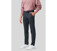 Stoffhose MEYER "Rio 2-3608", Herren, Gr. 52, Normalgrößen, grau, 54% Baumwolle, 24% Polyester, 20% Wolle, 2% Elasthan, unifarben, regular fit lang, Hosen Stoffhose, Französische Seitentaschen (782641