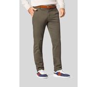 Stoffhose MEYER "Rio 2-3608", Herren, Gr. 58, Normalgrößen, braun, 54% Baumwolle, 24% Polyester, 20% Wolle, 2% Elasthan, unifarben, regular fit lang, Hosen Stoffhose (33666448-58) braun