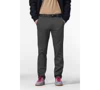 Stoffhose MEYER "Rio 2-5602", Herren, Gr. 54, Normalgrößen, grau, 98% Baumwolle, 2% Elasthan, unifarben, regular fit lang, Hosen Stoffhose, Französische Seitentaschen (36890431-54) grau