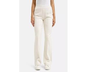 Stoffhose MILANO ITALY, Damen, Gr. M, Normalgrößen, cream, Web, Material: 60% Viskose, 35% Polyamid, 5% Elasthan, unifarben, regular fit lang, Hosen Stoffhose, mit Elastikbund (69475619-M) cream