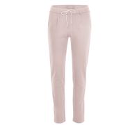 Stoffhose NAVIGAZIONE "NAVIGAZIONE Hose", Damen, Gr. 44, N-Gr, beige (sand), Obermaterial: 68% Viskose CV. 27% Polyamid PA. 5% Elasthan EL., uni, slim fit, Hosen Stoffhose, im Punto di Roma-Stil (1725