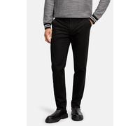 Stoffhose OLYMP "OLYMP Chino, Modern Fit, Hose", Herren, Gr. 36, Länge 34, schwarz, 67% Baumwolle, 24% Lyocell, 7% Polyester, 2% Elasthan, Hosen Stoffhose (18640203-36) schwarz
