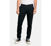Stoffhose OLYMP "OLYMP Chino, Slim Fit, Hose", Herren, Gr. 36, Länge 34, marine, 67% Baumwolle, 24% Lyocell, 7% Polyester, 2% Elasthan, Hosen Stoffhose (14591759-36) marine