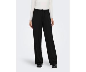 Stoffhose ONLY "ONLKISS LIFE LOOSE PANT CC JRS NOOS", Damen, Gr. S, N-Gr, schwarz, Obermaterial: 95% Baumwolle, 5% Elasthan, unifarben, loose fit, Hosen Stoffhose (94784240-S) schwarz
