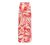 Stoffhose ONLY "ONLMILLY LOOSE PANTS PTM", Damen, Gr. L (40), N-Gr, flame scarlet aop:miley mega flower, Obermaterial: 100% Modal, bedruckt, loose fit bodenlang, Hosen Stoffhose (10018262-L) flame sca