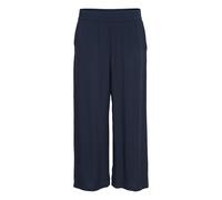 Stoffhose OXMO "Stoffhose OXElisabeth", Damen, Gr. 40, N-Gr, blau (total eclipse), Obermaterial: 100% Viskose LENZING ECOVERO CV LenzEcov., Hosen Stoffhose (45341918-40) total eclipse