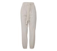Stoffhose OXMO "Stoffhose OXLennja", Damen, Gr. 36, N-Gr, beige (oatmeal), Obermaterial: 100% Baumwolle CO., Hosen Stoffhose (70501850-36) oatmeal