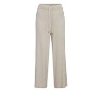 Stoffhose OXMO "Stoffhose OXRie", Damen, Gr. XXL, N-Gr, beige (oyster grau melange), Obermaterial: 80% Viskose CV. 20% Nylon NY., Hosen Stoffhose (35737151-XXL) oyster grau melange