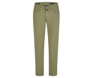Stoffhose PIERRE CARDIN "Lyon", Herren, Gr. 34-32, Länge 32, dusty olive, Obermaterial: 97% Baumwolle CO. 3% Elasthan EL., Hosen Stoffhose, im Tapered Fit (21083634-34) dusty olive