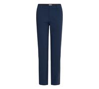 Stoffhose PULZ JEANS "Hose PZBINDY", Damen, Gr. 40, N-Gr, grün (schwarz sapphire), Obermaterial: 53% Baumwolle CO. 44% Polyester PES. 3% Elasthan EL., Hosen Stoffhose (54704106-40) schwarz sapphire