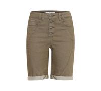 Stoffhose PULZ JEANS "Casual Hose PZROSITA", Damen, Gr. 38, N-Gr, grün (kalamata), Obermaterial: 65% Baumwolle CO. 32% Polyester PES. 3% Elasthan EL., Hosen Stoffhose (73993923-38) kalamata