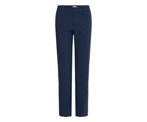 Stoffhose PULZ JEANS "Damen Casual Hose PZBINDY", Damen, Gr. 36, N-Gr, grün (schwarz sapphire), Obermaterial: 53% Baumwolle CO. 44% Polyester PES. 3% Elasthan EL., Hosen Stoffhose (56303858-36) schwar