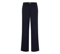 Stoffhose PULZ JEANS "Damen Casual PZBINDY", Damen, Gr. 32, N-Gr, grün (schwarz sapphire), Obermaterial: 53% Baumwolle CO. 44% Polyester PES. 3% Elasthan EL., Hosen Stoffhose (17553266-32) schwarz sap