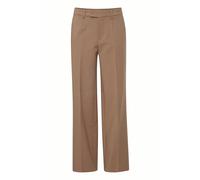Stoffhose PULZ JEANS "Damen Casual PZBINDY", Damen, Gr. 40, N-Gr, braun (walnut), Obermaterial: 53% Baumwolle CO. 44% Polyester PES. 3% Elasthan EL., Hosen Stoffhose (82016569-40) walnut