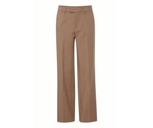 Stoffhose PULZ JEANS "Damen Casual PZBINDY", Damen, Gr. 40, N-Gr, braun (walnut), Obermaterial: 53% Baumwolle CO. 44% Polyester PES. 3% Elasthan EL., Hosen Stoffhose (82016569-40) walnut