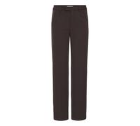 Stoffhose PULZ JEANS "Damen Freizeithose PZLEONORA", Damen, Gr. 36, N-Gr, braun (espresso), Obermaterial: 65% Polyester PES. 32% Viskose CV. 3% Elasthan EL., Hosen Stoffhose (35320849-36) espresso