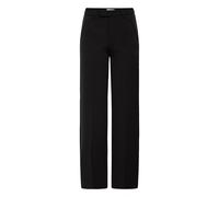 Stoffhose PULZ JEANS "Damen Freizeithose PZLEONORA", Damen, Gr. 36, N-Gr, schwarz (schwarz beauty), Obermaterial: 65% Polyester PES. 32% Viskose CV. 3% Elasthan EL., Hosen Stoffhose (62782411-36) schw