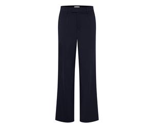 Stoffhose PULZ JEANS "Hose PZBINDY", Damen, Gr. 34, N-Gr, grün (schwarz sapphire), Obermaterial: 53% Baumwolle CO. 44% Polyester PES. 3% Elasthan EL., Hosen Stoffhose (91960467-34) schwarz sapphire