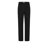 Stoffhose PULZ JEANS "Hose PZLEONORA", Damen, Gr. 36, N-Gr, schwarz (schwarz beauty), Obermaterial: 65% Polyester PES. 32% Viskose CV. 3% Elasthan EL., Hosen Stoffhose (30481439-36) schwarz beauty