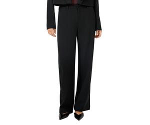 Stoffhose QS, Damen, Gr. 40, Länge 30, grau, schwarz, Twill, Obermaterial: 73% Polyester, 20% Viskose, 7% Elasthan, unifarben, regular fit lang, Hosen Stoffhose, mit Strechanteil (31613751-40) grau, s