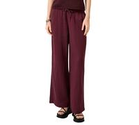 Musselin Hose mit weitem Bein und Elastikbund 42 rot 2181304.4923.42
