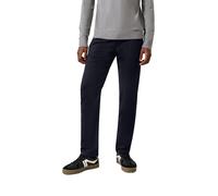 Stoffhose QS, Herren, Gr. 36, Länge 34, schwarz (dunkelblau), Web, Obermaterial: 98% Baumwolle, 2% Elasthan, unifarben, normal lang, Hosen Stoffhose, Chinohose mit Stretch (23861940-36) dunkelblau