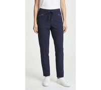 Stoffhose RABE, Damen, Gr. 46, N-Gr, marine, Web, Obermaterial: 48% Viskose, 47% Polyester, 5% Elasthan, unifarben, regular fit lang, Hosen Stoffhose, mit Reißverschluss Taschen (90912822-46) marine