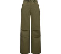 Stoffhose RAGWEAR "Paragata", Damen, Gr. 24, Normalgrößen, grün (olivgrün), Material: 100% Baumwolle, weit lang, Hosen Stoffhose, Stylische Parachute-Hose mit Kordelzügen (28285421-24) olivgrün