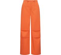 Stoffhose RAGWEAR "Paragata", Damen, Gr. 24, Normalgrößen, orange, Material: 100% Baumwolle, weit lang, Hosen Stoffhose, Stylische Parachute-Hose mit Kordelzügen (66029931-24) orange