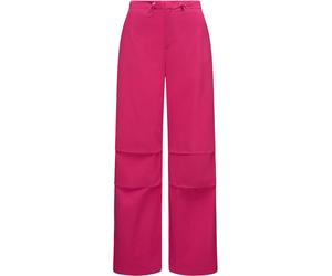Stoffhose RAGWEAR "Paragata", Damen, Gr. 24, Normalgrößen, pink (magenta), Material: 100% Baumwolle, weit lang, Hosen Stoffhose, Stylische Parachute-Hose mit Kordelzügen (57476740-24) magenta