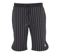 Stoffhose ROCAWEAR "Rocawear Herren Rocawear Coles Shorts", Herren, Gr. XL, US-Größen, schwarz, 80% Baumwolle, 20% Polyester, gestreift, normal, Hosen Stoffhose (32574040-XL) schwarz