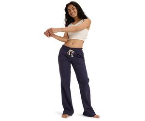 Stoffhose ROXY "Oceanside", Damen, Gr. M, blau, Obermaterial:55% Leinen, 45% Viskose;, Hosen Stoffhose (36107100-M) blau