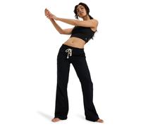 Stoffhose ROXY "Oceanside", Damen, Gr. S, schwarz, 55% Leinen, 45% Viskose, Hosen Stoffhose (807339-S) schwarz