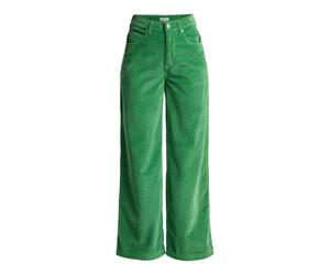 Stoffhose ROXY "Surf On Cloud Cord", Damen, Gr. 29L, grün (deep grass grün), Obermaterial: 100% Walkfrottier;, Hosen Stoffhose (82738745-29) deep grass grün