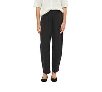 Stoffhose S.OLIVER BLACK LABEL, Damen, Gr. 40, N-Gr, schwarz, Web, Obermaterial: 78% Polyester, 22% Elasthan. Futter: 100% Polyester, unifarben, sehr bequem lang, Hosen Stoffhose, Weite Stoffhose mit