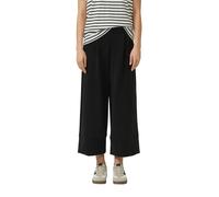 Stoffhose S.OLIVER, Damen, Gr. 38, N-Gr, schwarz, Web, Obermaterial: 47% Modal, 41% Polyester, 12% Elasthan, unifarben, lässig geschnitten lang, Hosen Stoffhose, mit weitem Bein und Gummizug (34262514