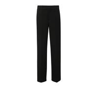 Stoffhose S.OLIVER, Damen, Gr. 40, N-Gr, schwarz, Web, Obermaterial: 74% Polyester, 22% Viskose, 4% Elasthan. Futter: 100% Polyester, unifarben, lang, Hosen Stoffhose, mit Bundfalte (98889045-40) schw