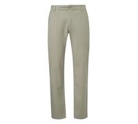 Stoffhose S.OLIVER, Herren, Gr. 38, Länge 34, khaki, Web, Obermaterial: 58% Baumwolle, 40% Leinen, 2% Elasthan, meliert, lang, Hosen Stoffhose (96625419-38) khaki