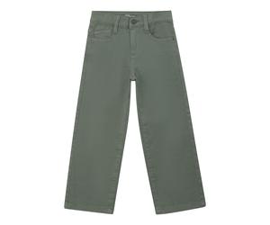 Stoffhose S.OLIVER JUNIOR, Jungen, Gr. 122, N-Gr, khaki, Web, Obermaterial: 98% Baumwolle, 2% Elasthan, unifarben, lang, Hosen Stoffhose, mit geradem Bein (96098213-122) khaki