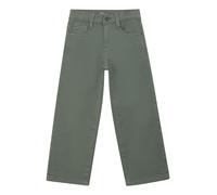 Stoffhose S.OLIVER JUNIOR, Jungen, Gr. 128, N-Gr, khaki, Web, Obermaterial: 98% Baumwolle, 2% Elasthan, unifarben, lang, Hosen Stoffhose, mit geradem Bein (96098213-128) khaki