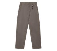 Stoffhose S.OLIVER JUNIOR, Jungen, Gr. 164, N-Gr, braun, Web, Obermaterial: 98% Baumwolle, 2% Elasthan, unifarben, normal lang, Hosen Stoffhose (91799034-164) braun